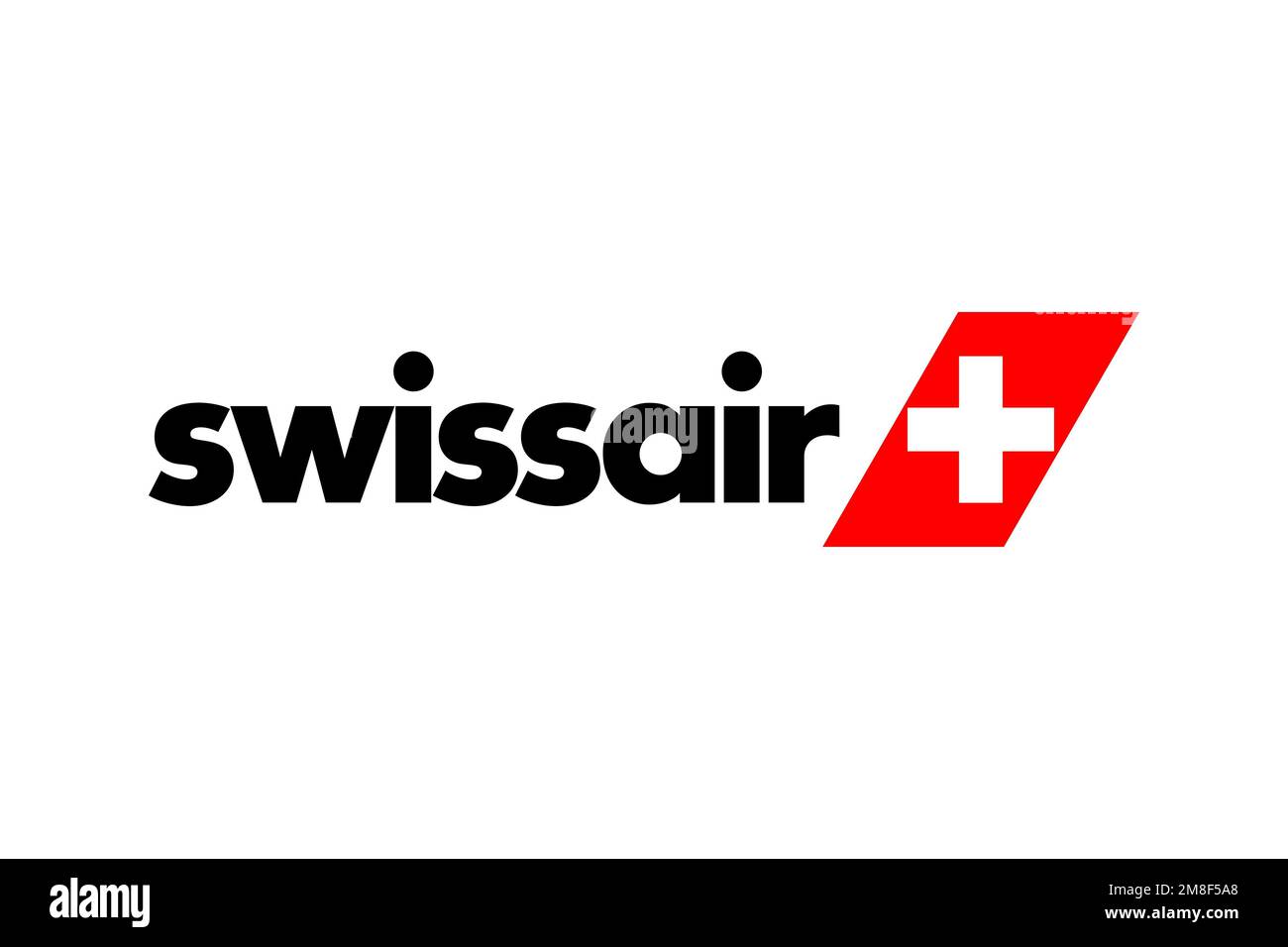 Swissair, Logo, White background Stock Photo Alamy