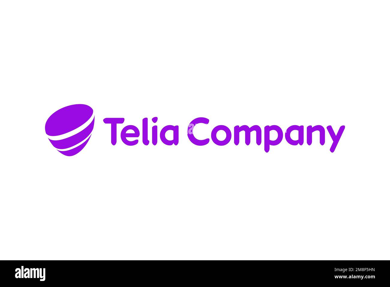 Telia Company, Logo, White background Stock Photo