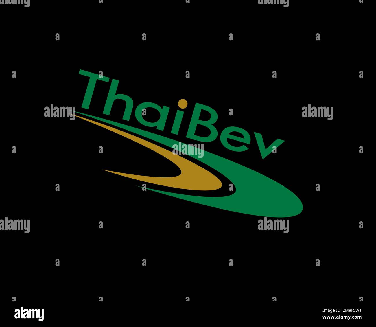 ThaiBev, Rotated Logo, Black Background B Stock Photo - Alamy