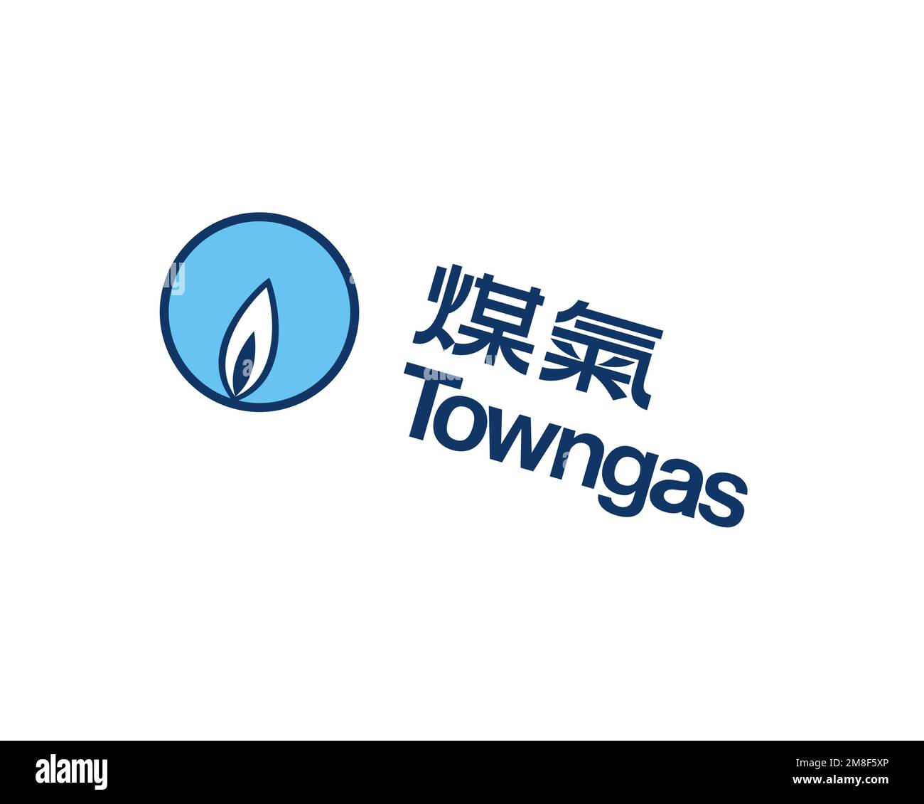 The Hong Kong and China Gas Company, rotated logo, white background B