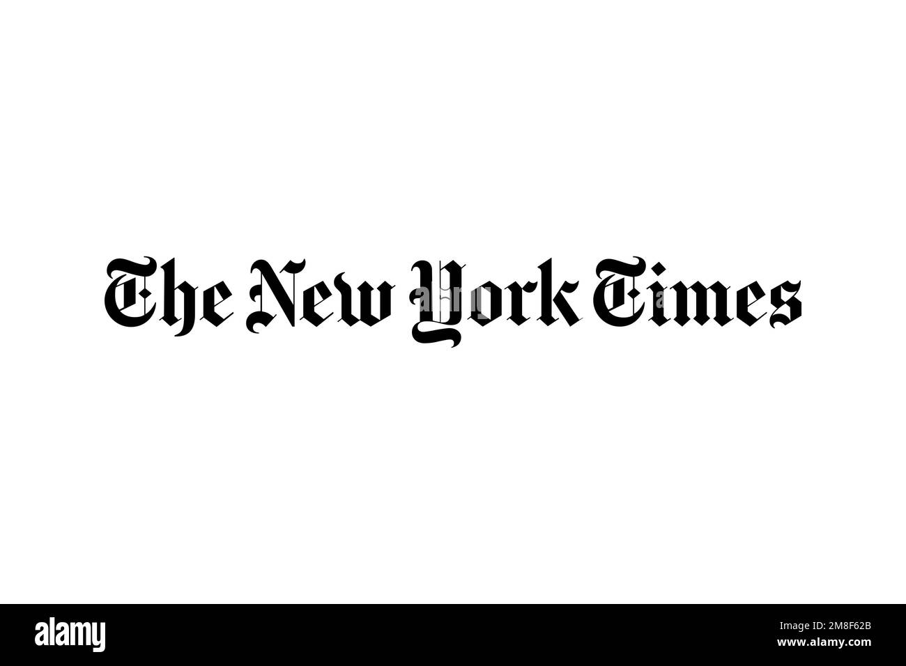 The New York Times, Logo, White Background Stock Photo Alamy