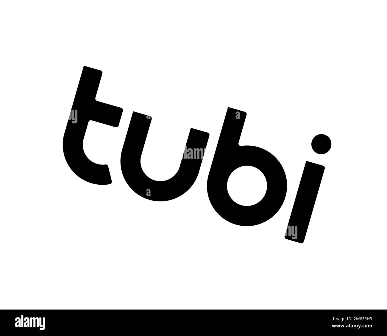 Tubi, rotated logo, white background B Stock Photo - Alamy