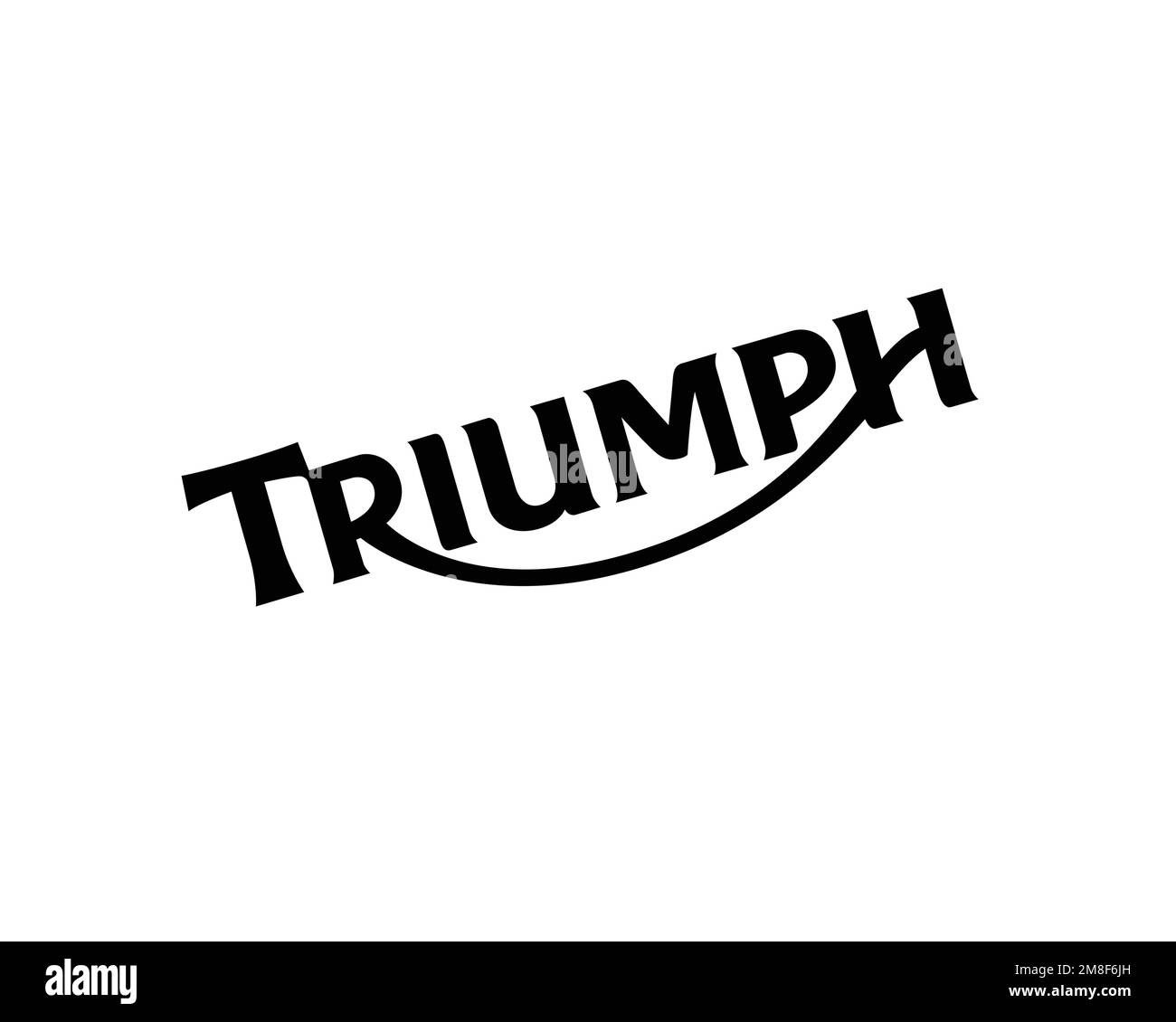 Triumph Motorcycles Ltd, Rotated Logo, White Background Stock Photo Alamy