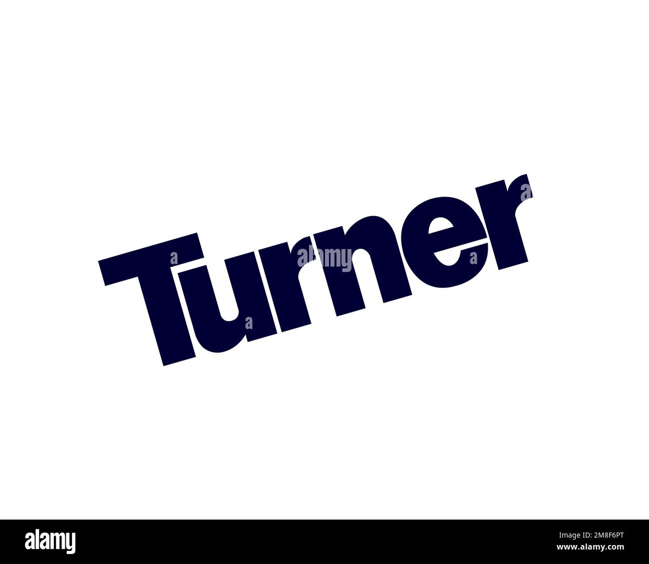Turner Construction, Rotated Logo, White Background Stock Photo Alamy