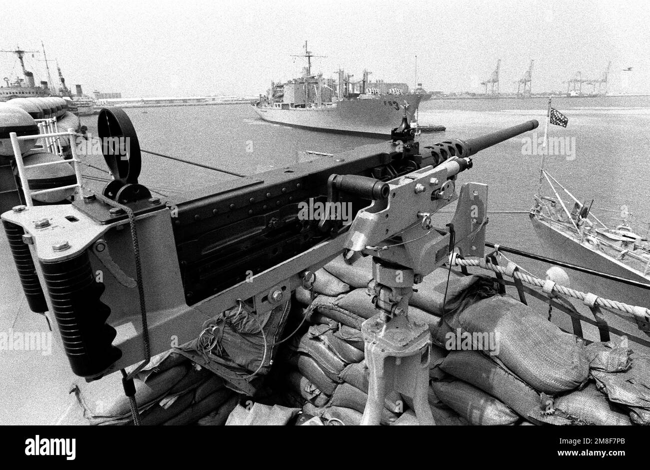 A starboard bow view of the combat stores ship USS NIAGARA FALLS (AFS3