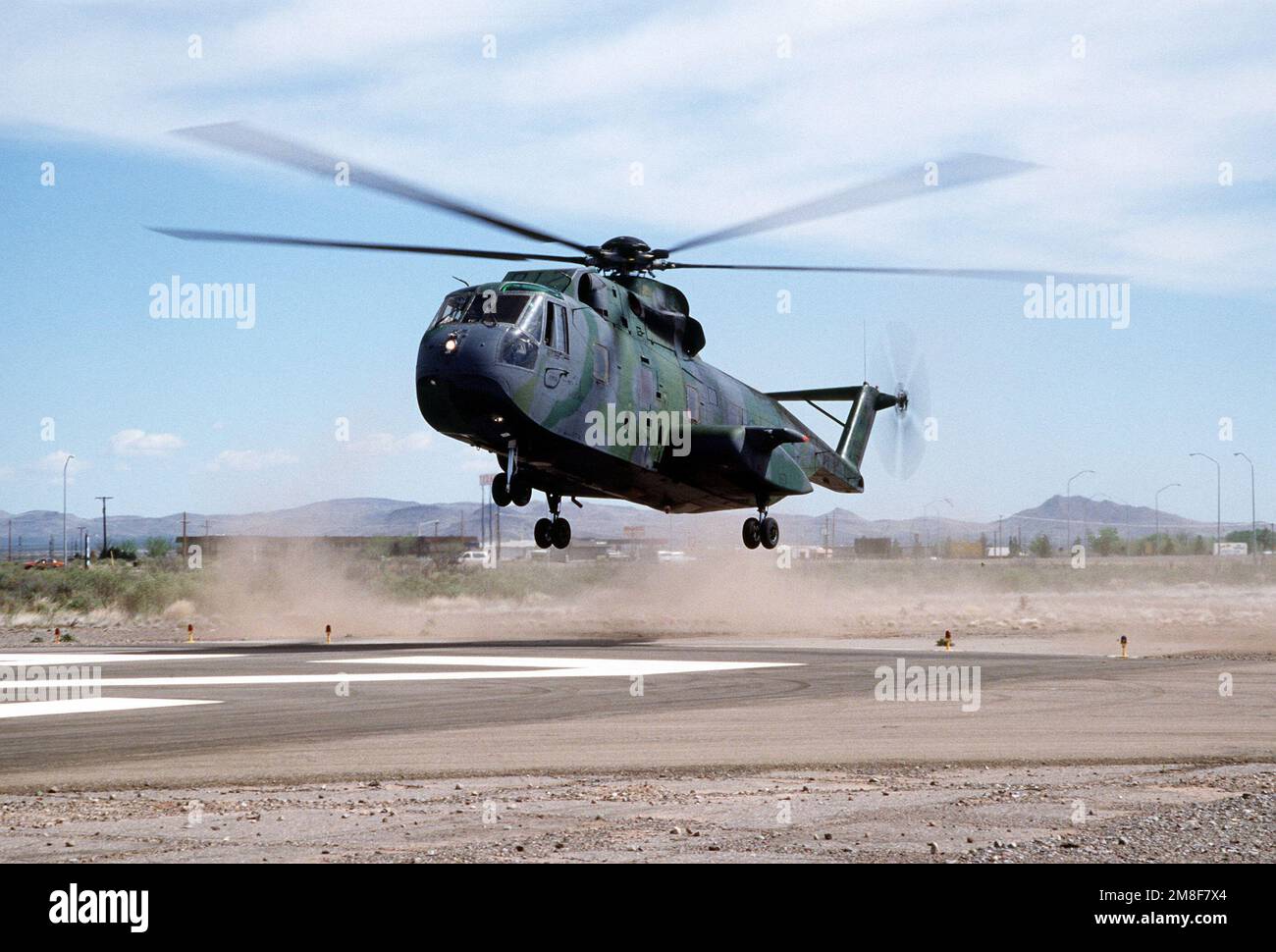 A 71st Air Rescue Squadron (71st ARS) HH-3E Jolly Green Giant ...