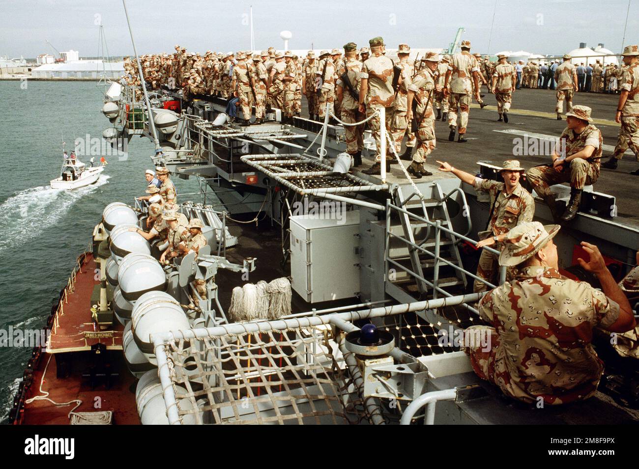 Marines from the 4th Marine Expeditionary Brigade (4th MEB) and members ...