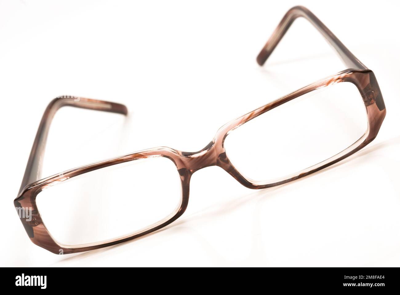 Eyeglasses isolated on the white background Stock Photo