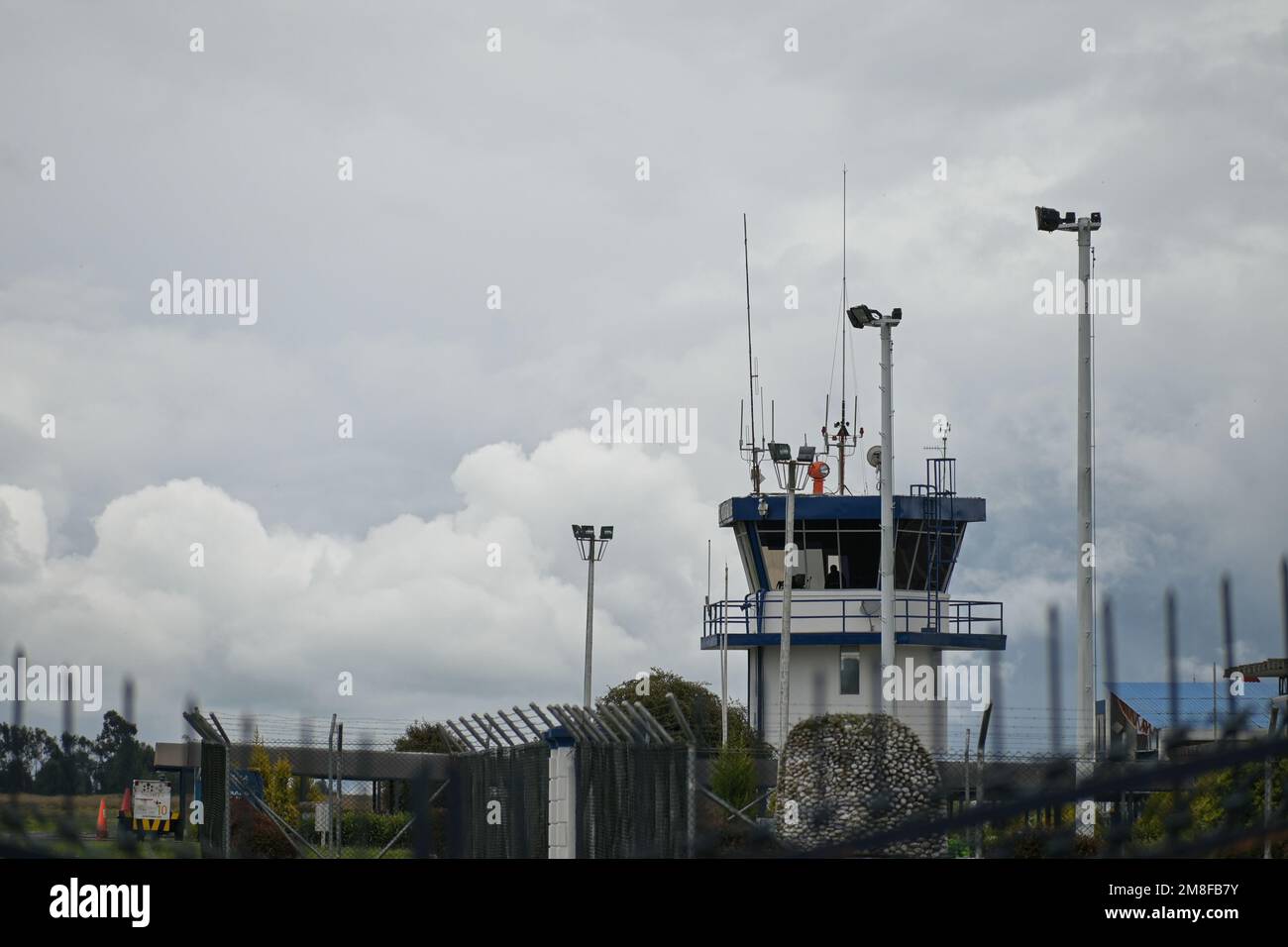 Colombia's air authority 'Aeronautica Civil' opens a cero tariff to ease the transportation problems caused by the landslide caused in Rosas, Cauca in Southern Colombia, photos of the San Luis Airport in Ipiales, Narino, one of the 4 airports with this ease, january 12, 2023. Photo by: Elizabeth Palchucan/Long Visual Press Stock Photo