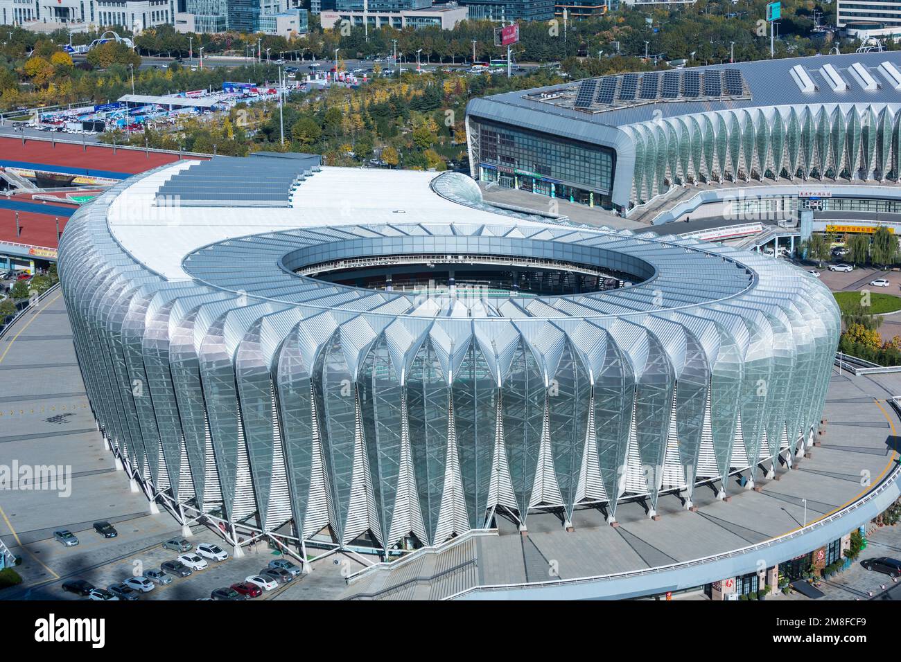 Jinan Olympic sports center Stock Photo - Alamy