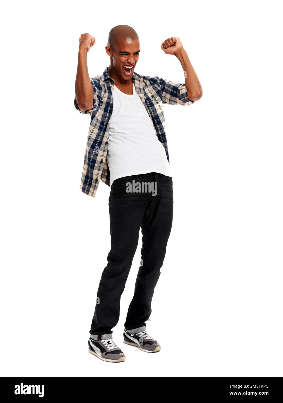 Surprise man young guy Cut Out Stock Images & Pictures - Alamy