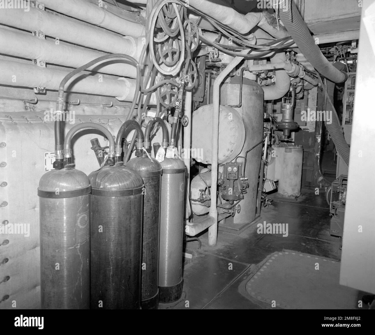 The main engine room No. 2, Compartment 5-300-0-E, aboard the guided ...