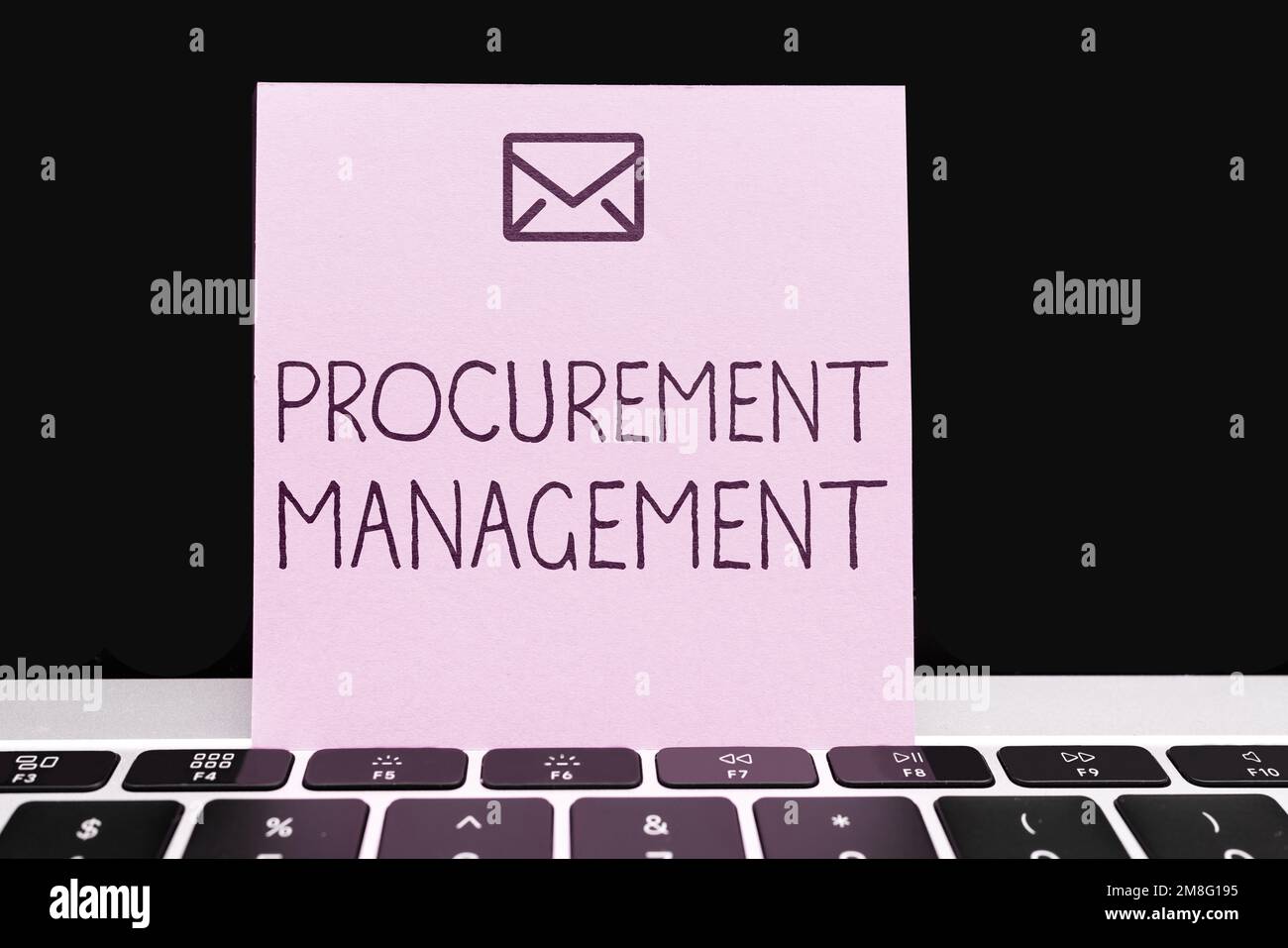 Text sign showing Procurement Management. Conceptual photo buying Goods ...
