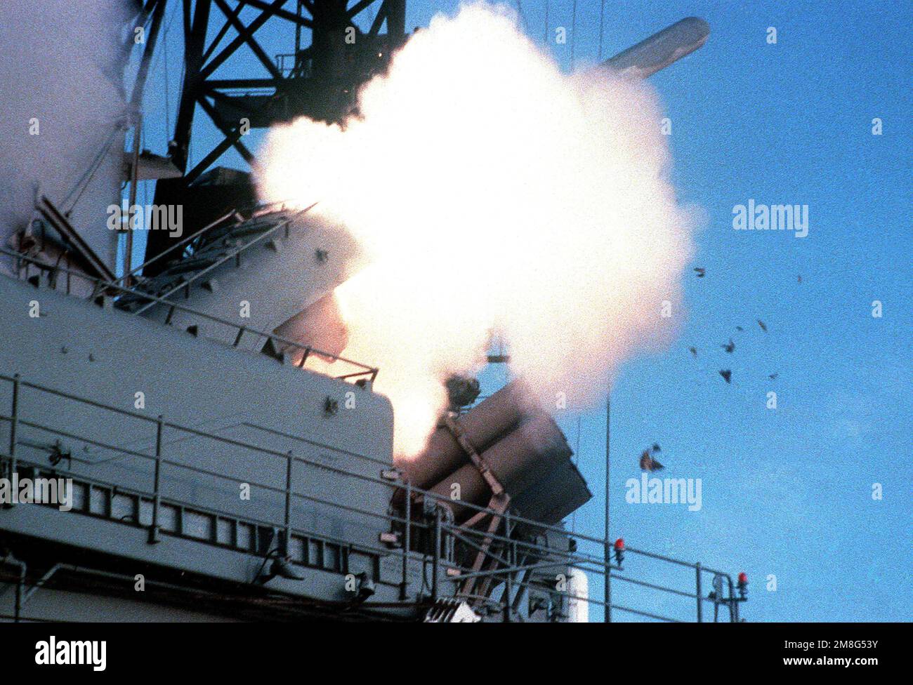 Copy image of BGM-109 Tomahawk cruise missile from its Mark 143 Armored ...