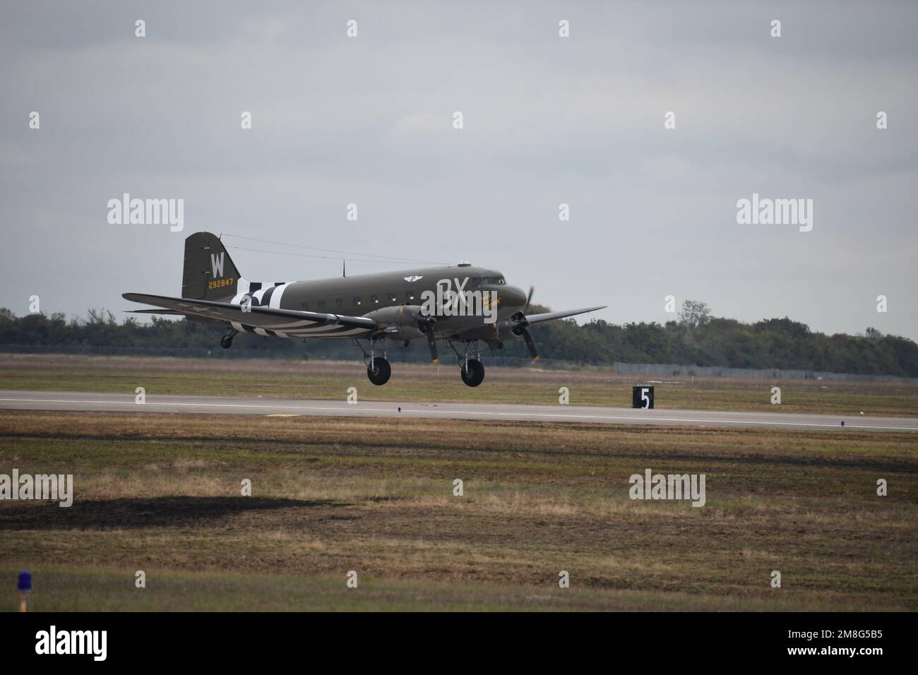 The Douglas C47 Skytrain at Wings Over Houston Airshow 2022 Stock Photo Alamy