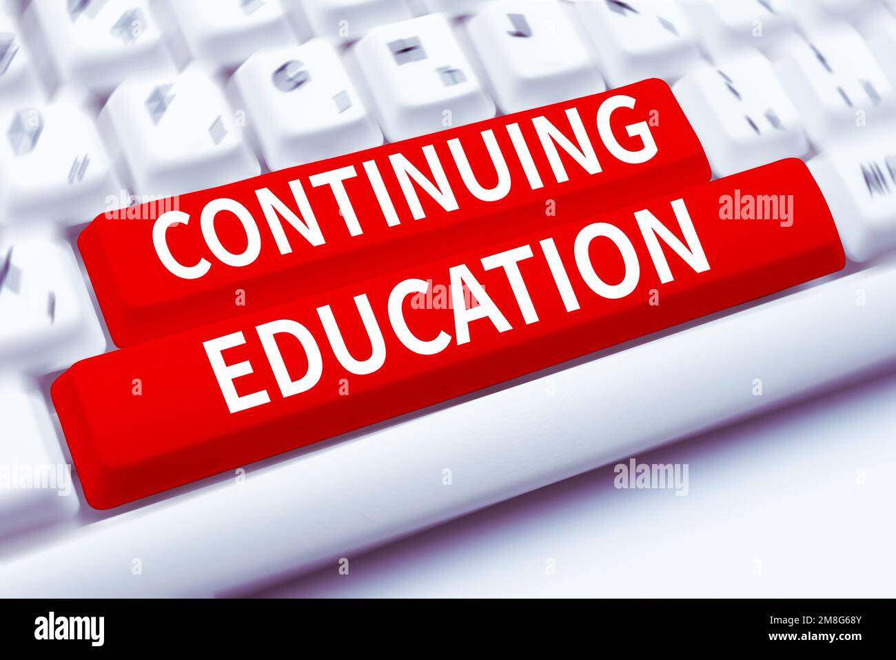 Text sign showing Continuing Education, Word Written on Continued ...