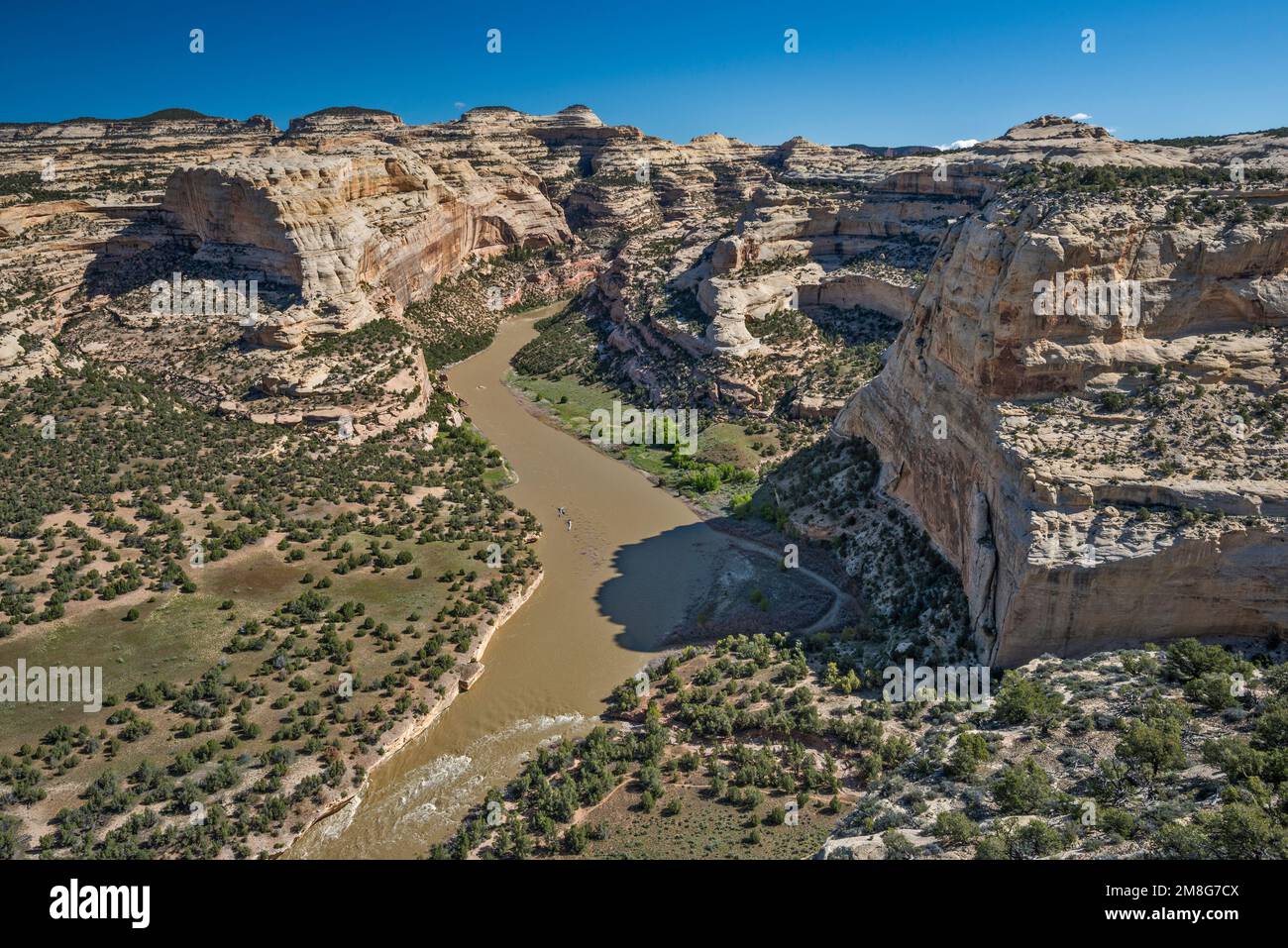 Yampa Canyon of Yampa River, Wagon Wheel Point Overlook, Yampa Bench