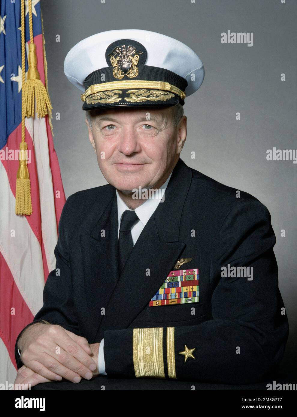 Rear Admiral J. L. Unruh, USN (covered). Country: Unknown Stock Photo ...