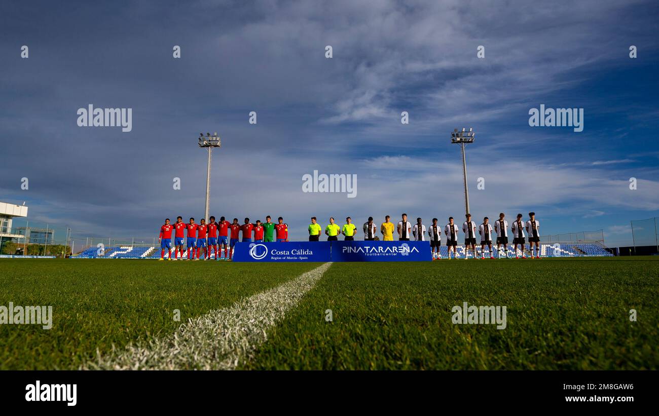Pinitar Area departure of the teams before the match, GERMANY U16 vs COSTA RICA U17 ...