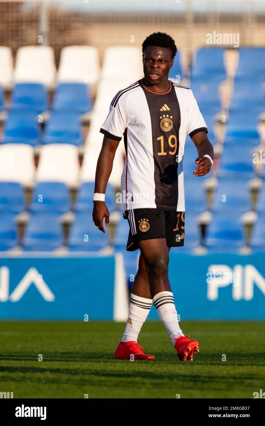 KEN IZEKOR Of Germany Look During The Match GERMANY U16 Vs COSTA RICA 