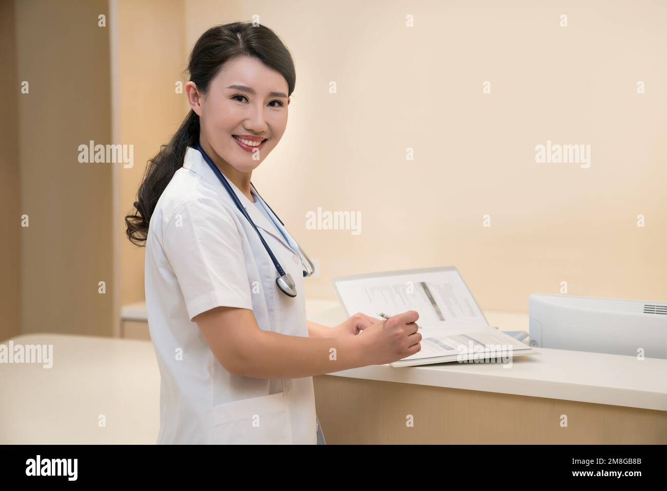 Female doctors portraits Stock Photo