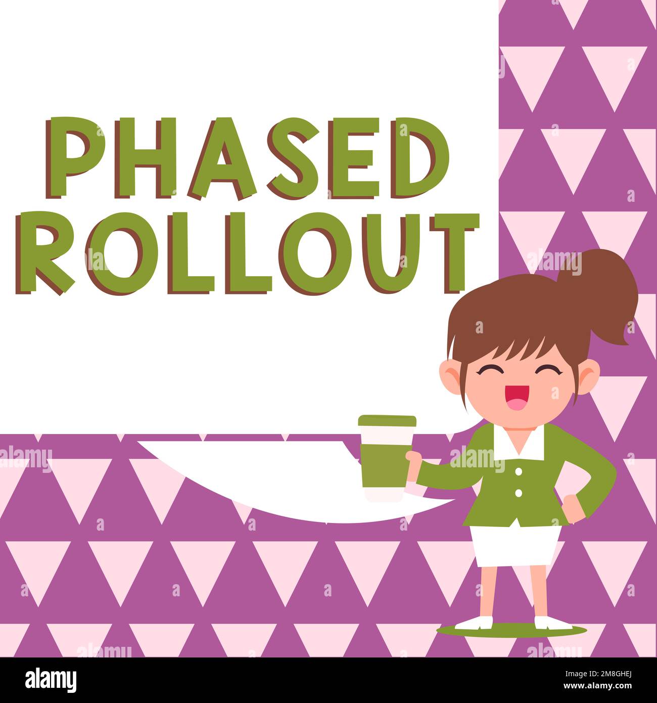 Text showing inspiration Phased Rollout. Concept meaning the practice