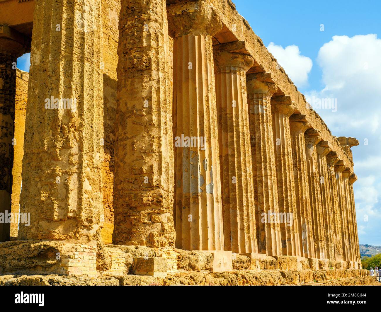 Temple of Concordia - Valley of the Temples archaeological site - Agrigento, Sicily, Italy Stock Photo