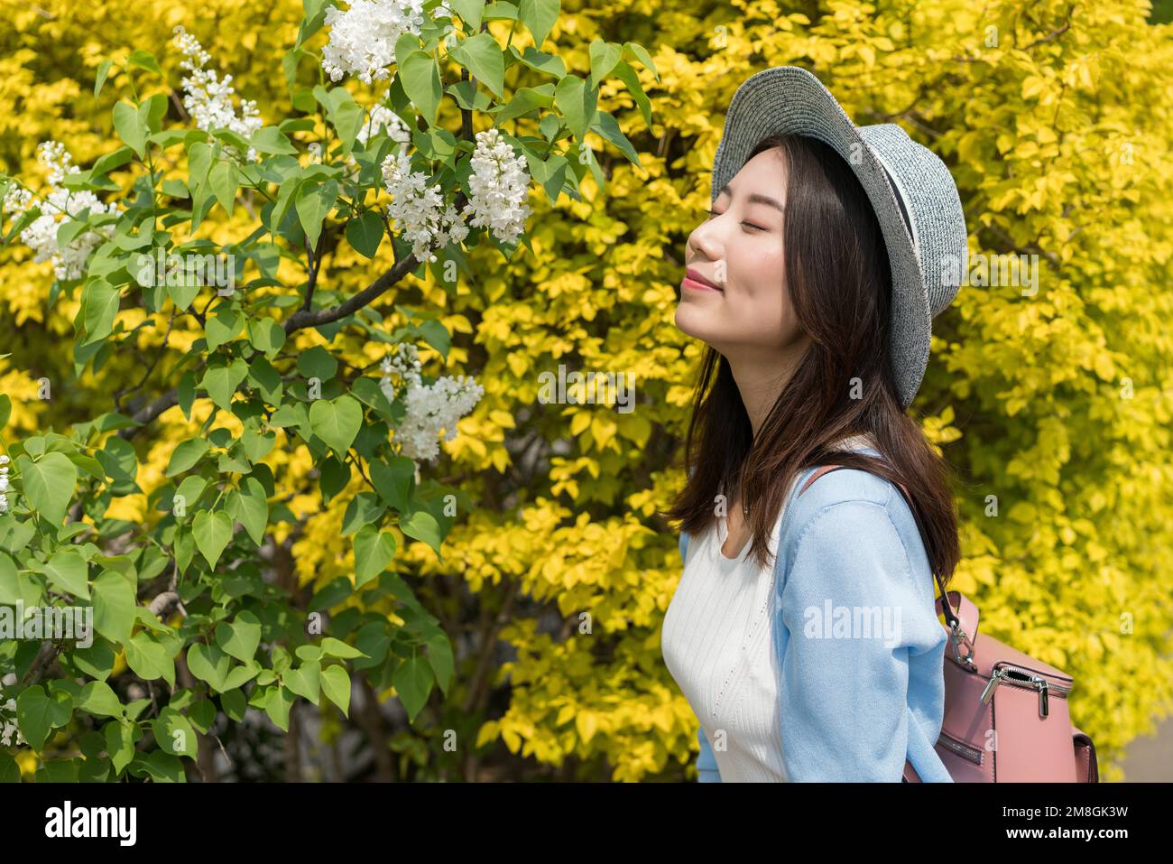 A young woman travel Stock Photo - Alamy