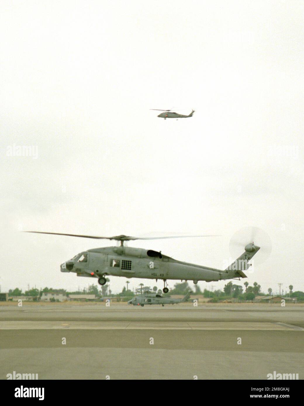 A Helicopter Antisubmarine Squadron 10 (HS10) SH60B Sea Hawk