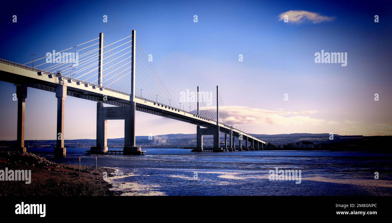 Kessock bridge, Inverness Stock Photo