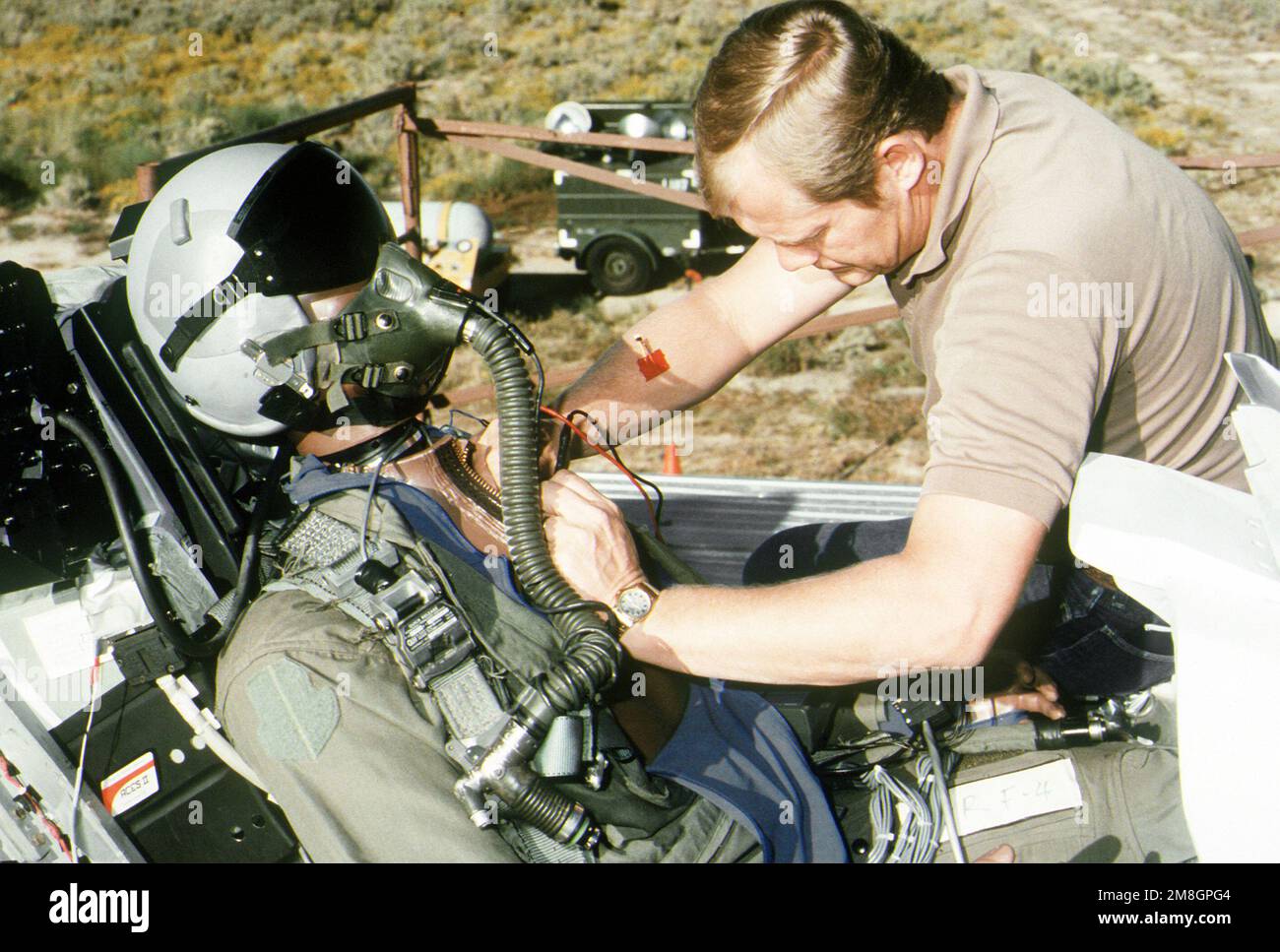 Keith Parson, a technician with Systems Research Laboratories, Inc