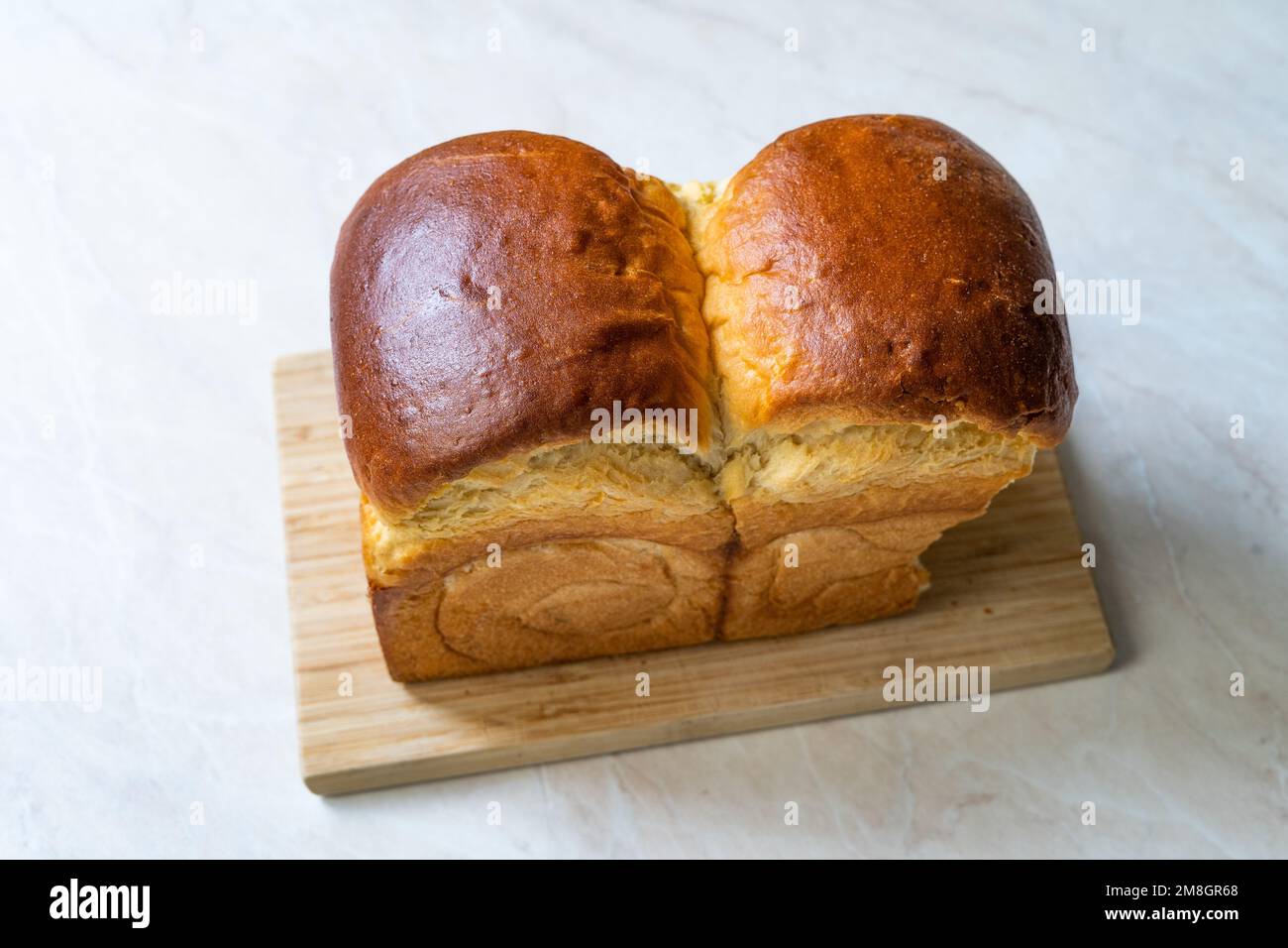 Shokupan Japanese Soft and Fluffy Bun loaf of Bread with Hokkaido Milk
