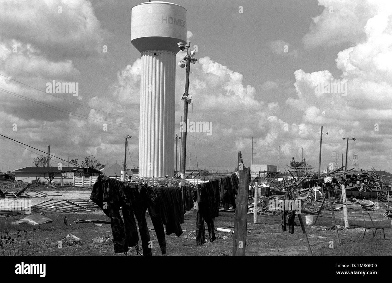 Hurricane andrew Black and White Stock Photos & Images Alamy