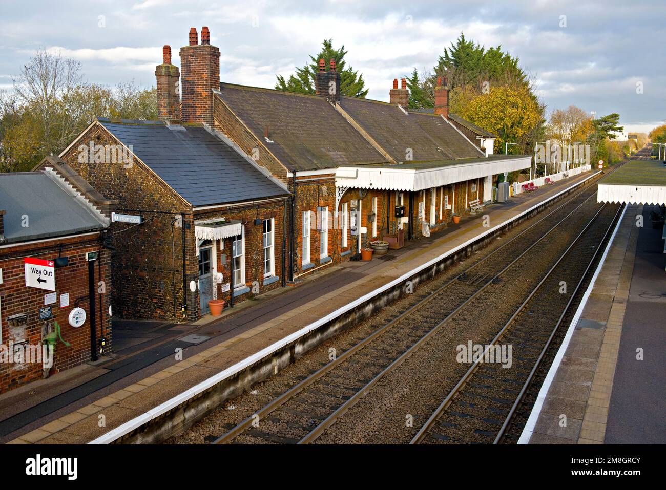 Wymondham railway station, Wymondham , Norfolk, uk Stock Photo