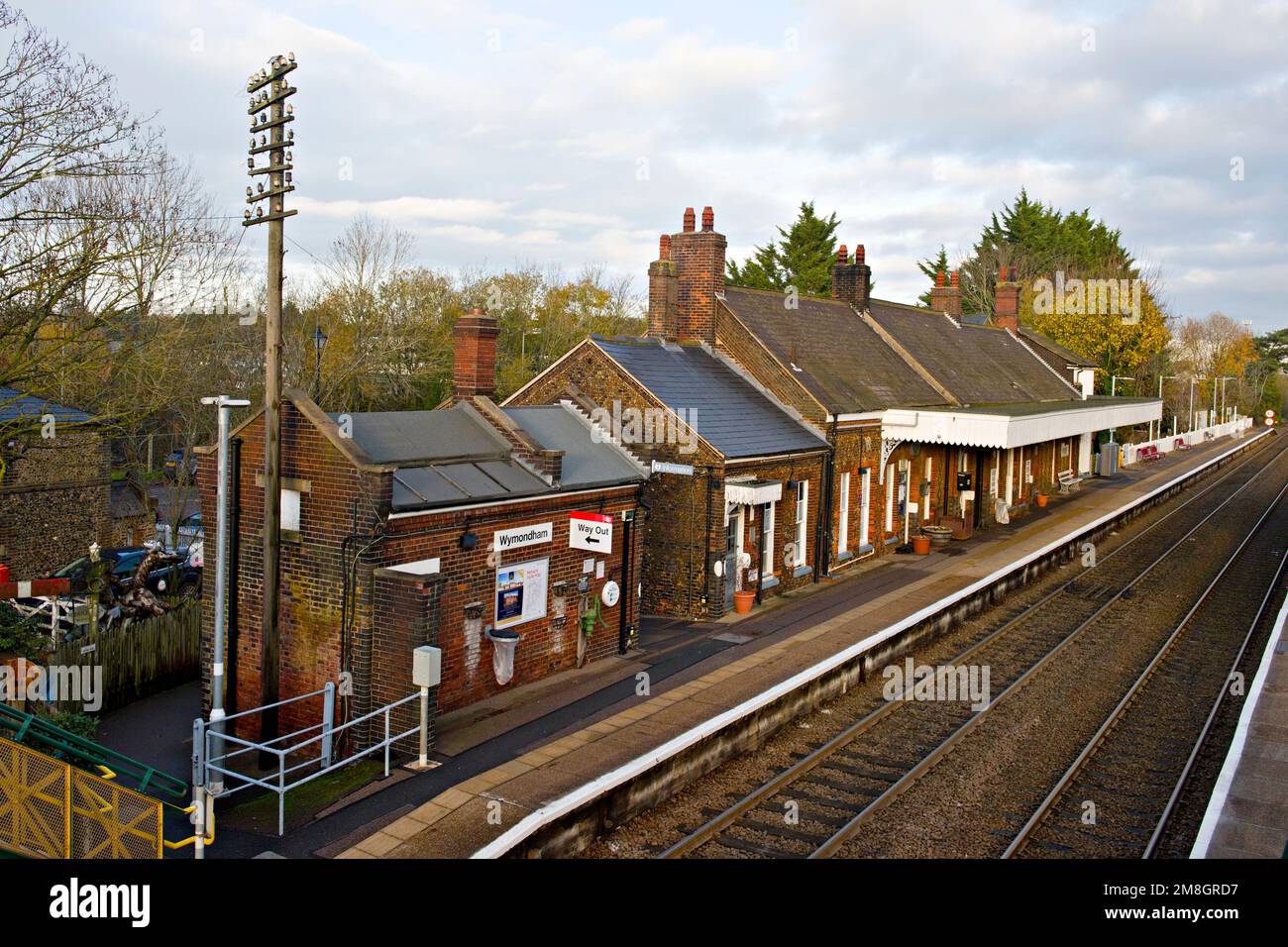 Wymondham railway station, Wymondham , Norfolk, uk Stock Photo