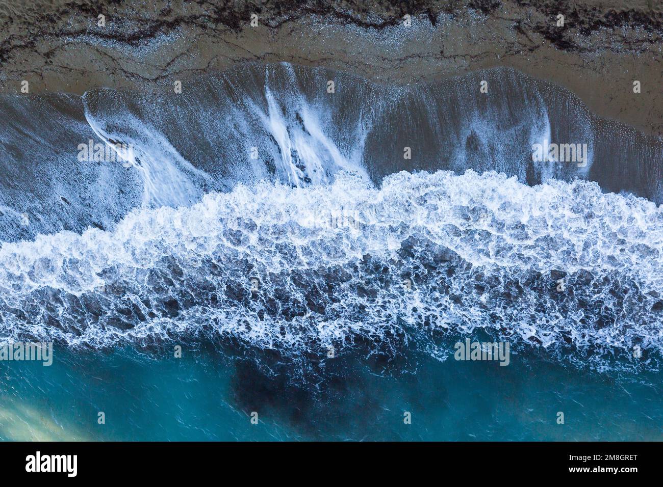 Bad weather with raging waves in a choppy sea Stock Photo - Alamy