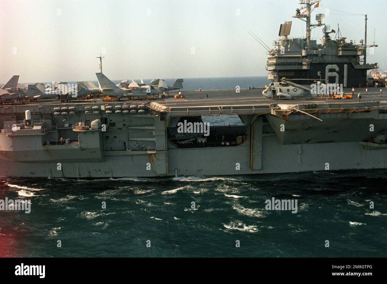 Uss ranger cv 61 underway sea hi-res stock photography and images - Alamy