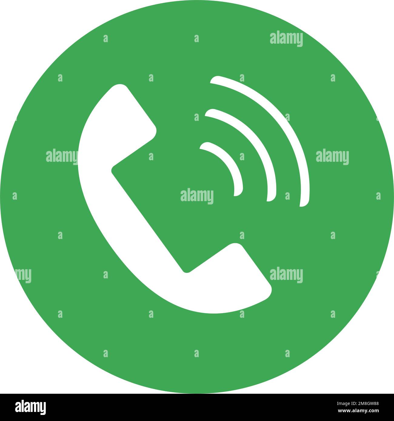 Phone dial-out icon. Editable vector. Stock Vector