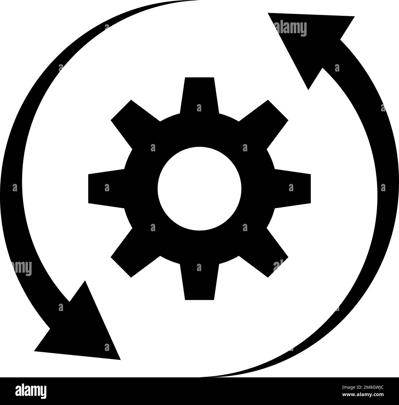 Rotating gear system Black and White Stock Photos & Images - Alamy