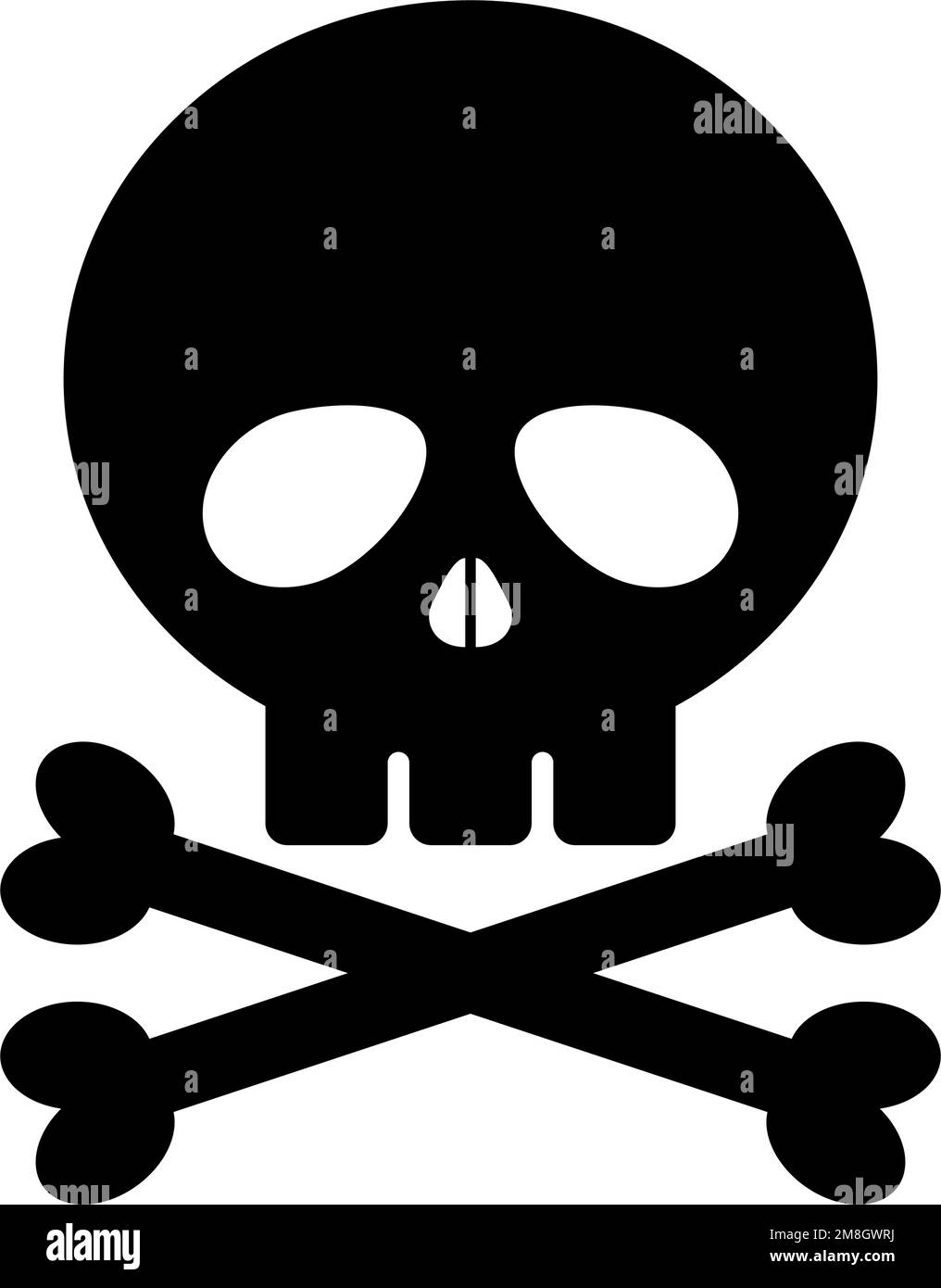 Skeletons. Large set of skulls, bones and pirate symbols. 15 skull