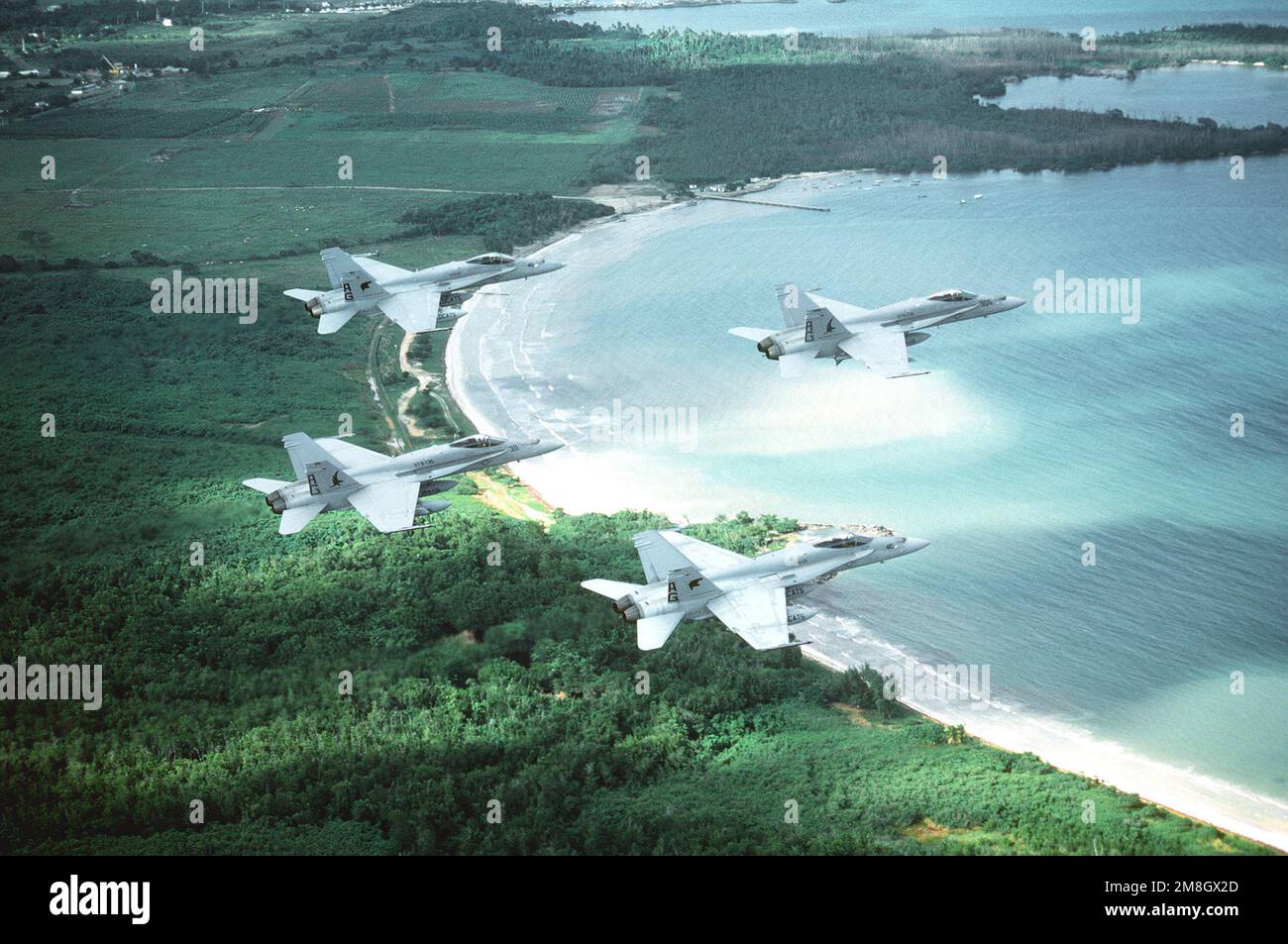 F/A-18C Hornet aircraft of Strike Fighter Squadron 131 (VFA-131) and ...