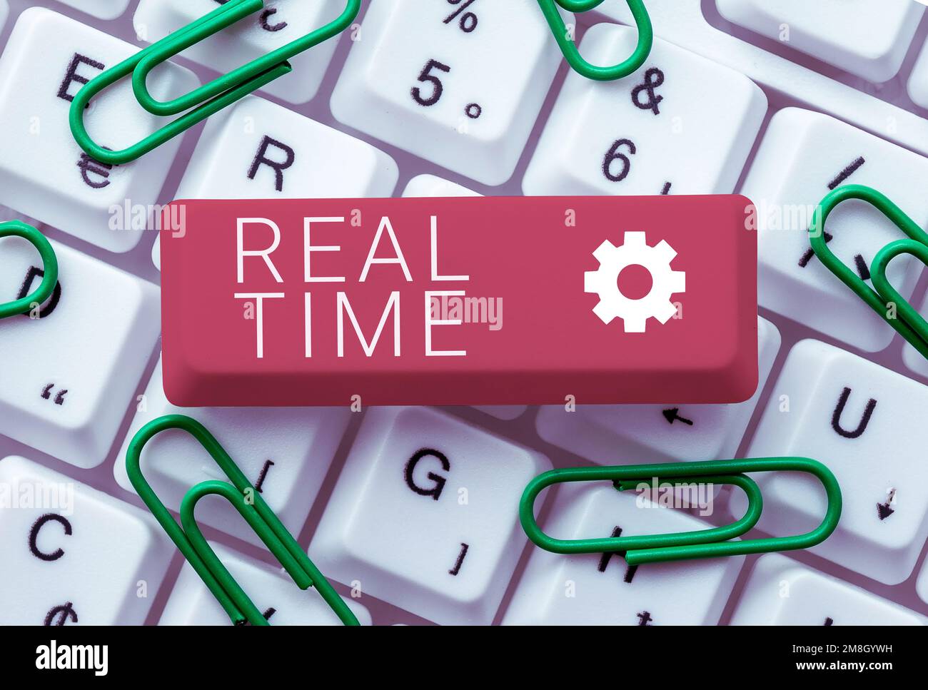 Conceptual display Real Time. Conceptual photo the actual time during