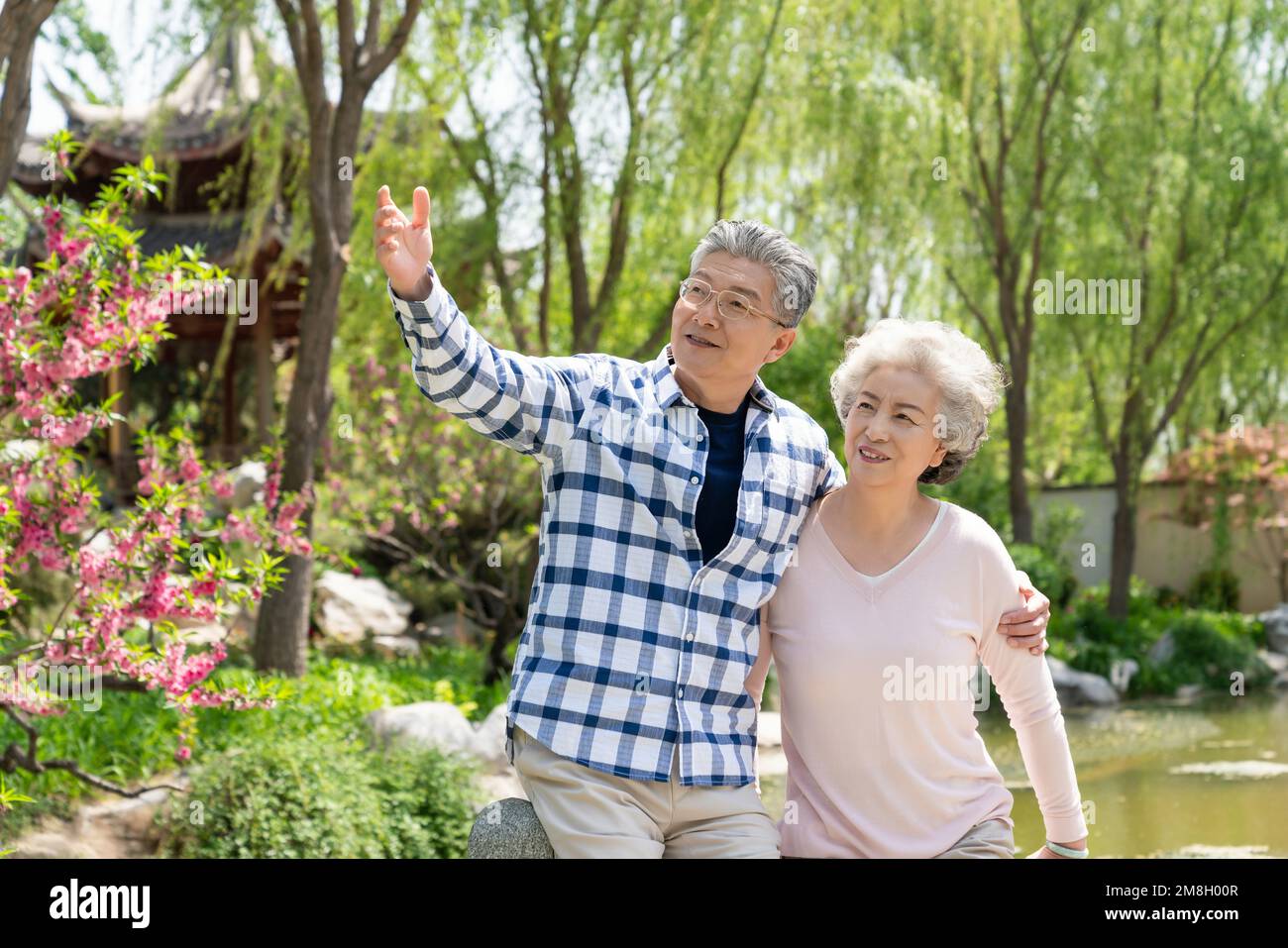 Elderly couple travel Stock Photo Alamy