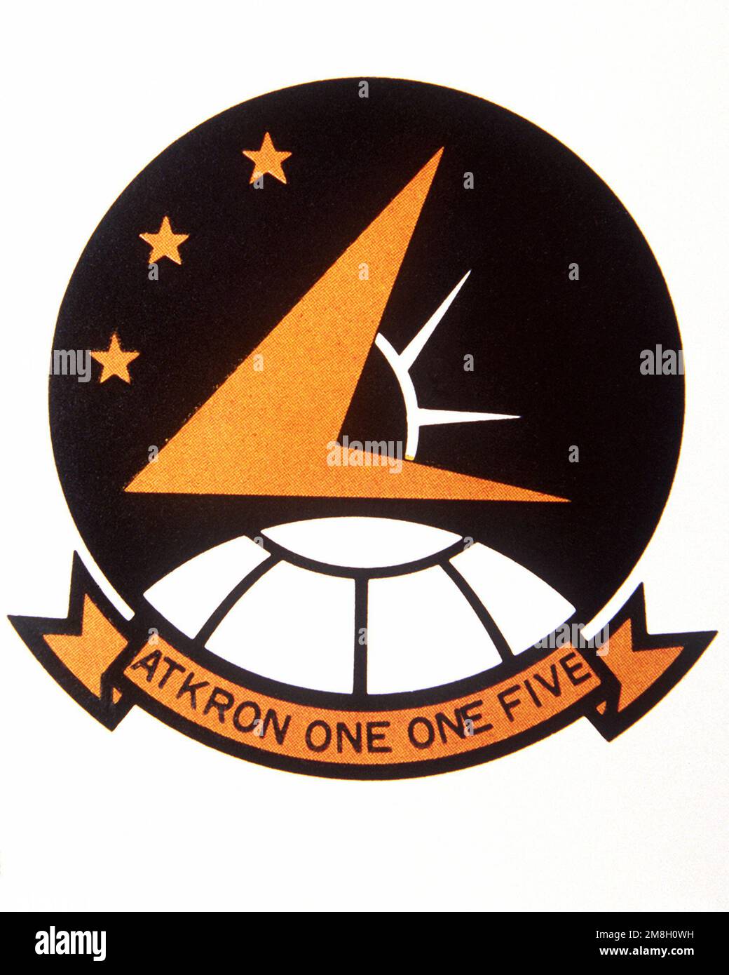 A view of the logo of Attack Squadron 115 (VA-115). Country: Unknown Stock Photo