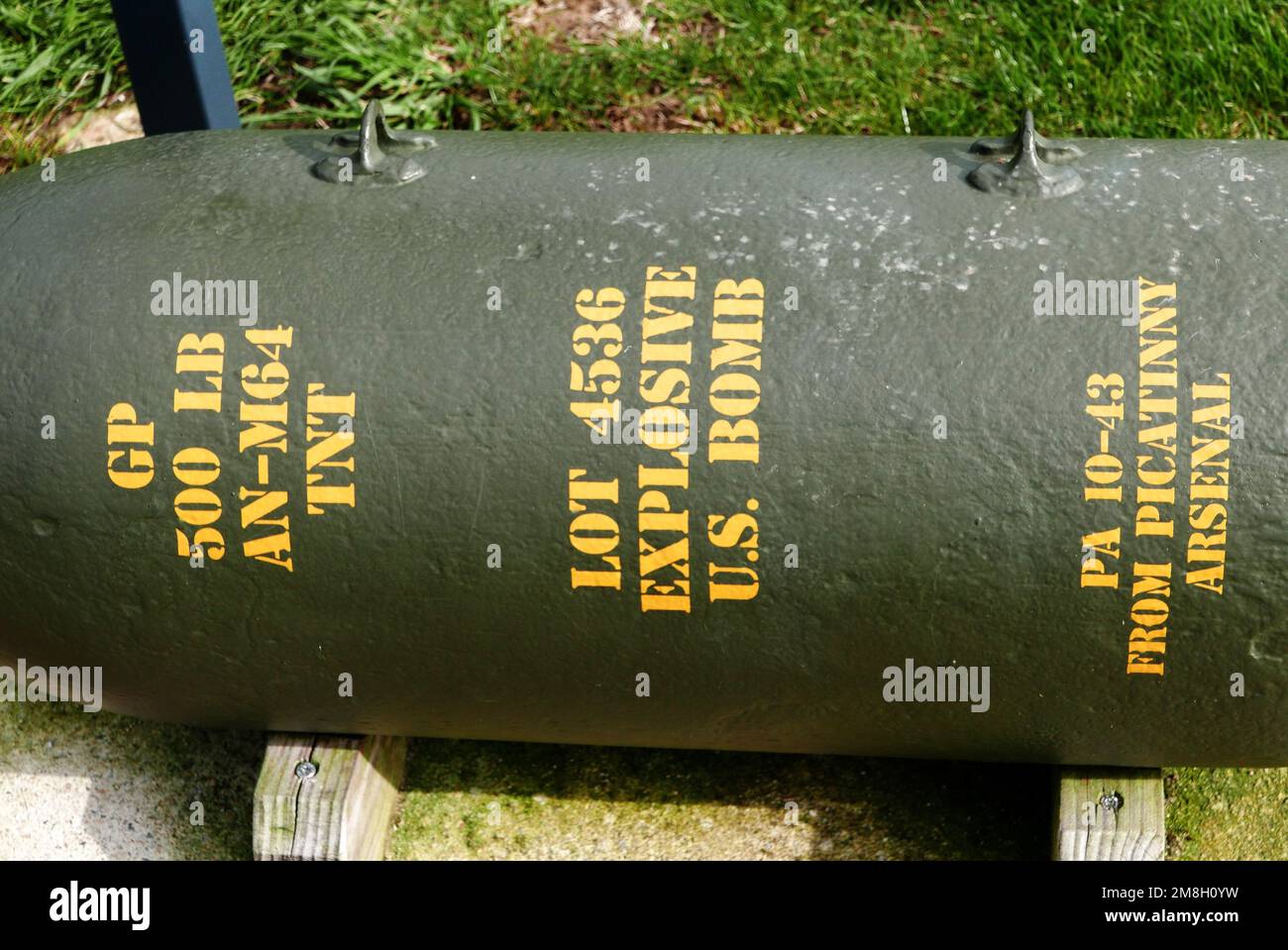 500 LB bomb, Graf Spee battery command post, WW II, Pointe de Saint-Mathieu, Plougonvelin, Finistere, Bretagne, France, Europe Stock Photo