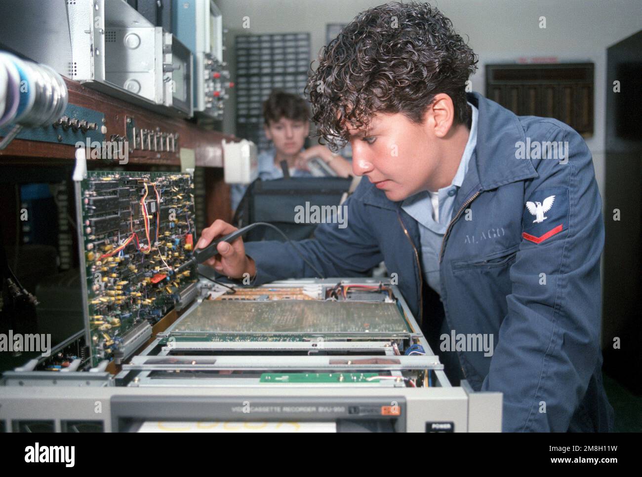 Interior Communications Electrician 3rd Class Laura Alago tests video