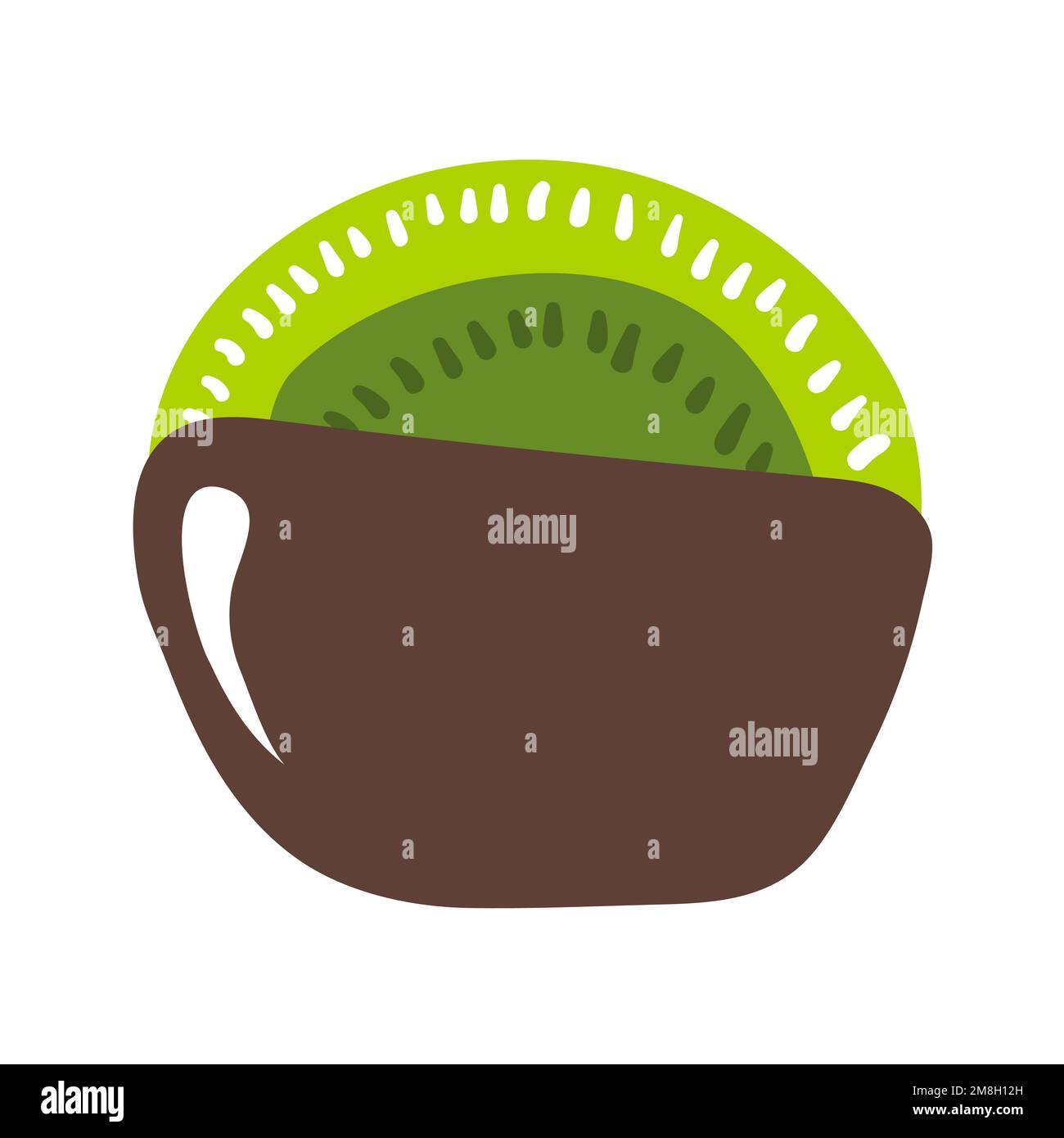 Kiwifruit slice vector illustratio Stock Vector Image & Art Alamy