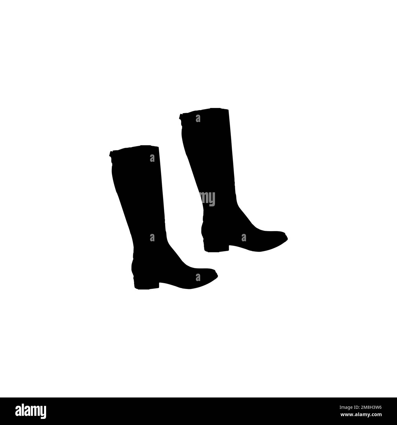 Boots icon. Simple style boots shop big sale poster background symbol