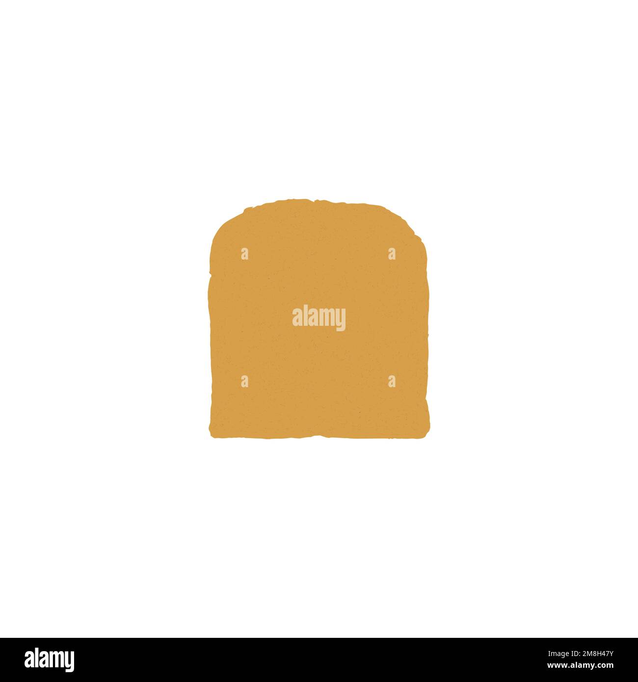 Bread slice icon. Simple style bread shop big sale poster background symbol. Bread brand logo design element. Bread slice t-shirt printing. Stock Vector