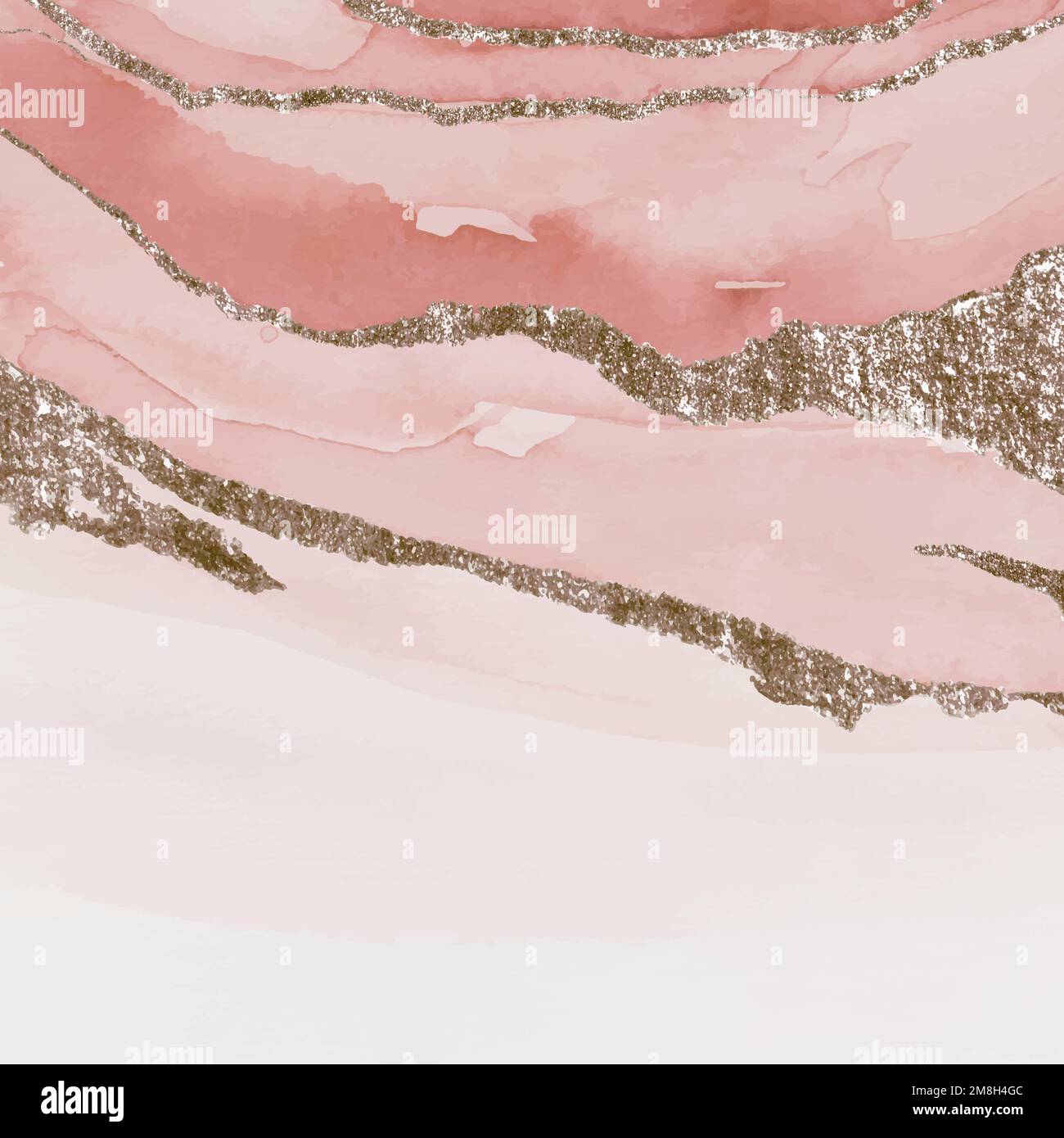Shimmering pink watercolor brush stoke background vector Stock Vector ...